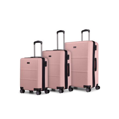 Brussels 3 Piece Hardside Luggage Set with Expansion