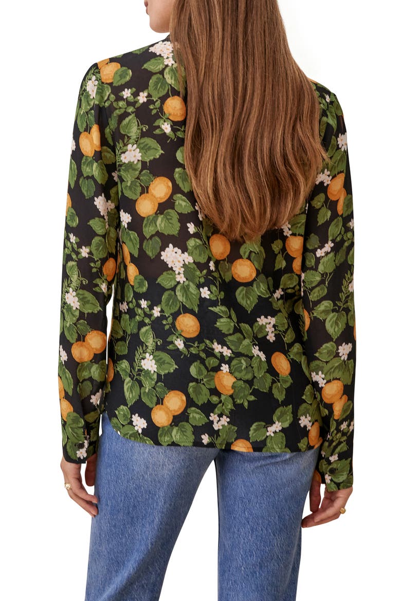 Violet Blouse, Alternate, color, CLEMENTINE