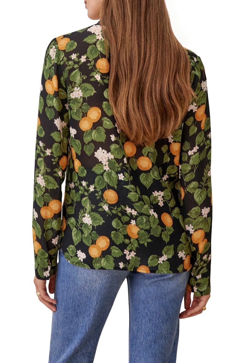 Reformation Violet Blouse, Alternate, color, 