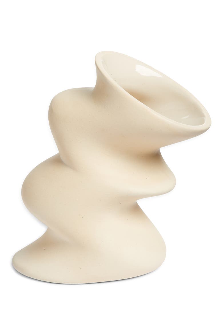x Pétales et Plantes Trio Ceramic Vase, Main, color, CREAM