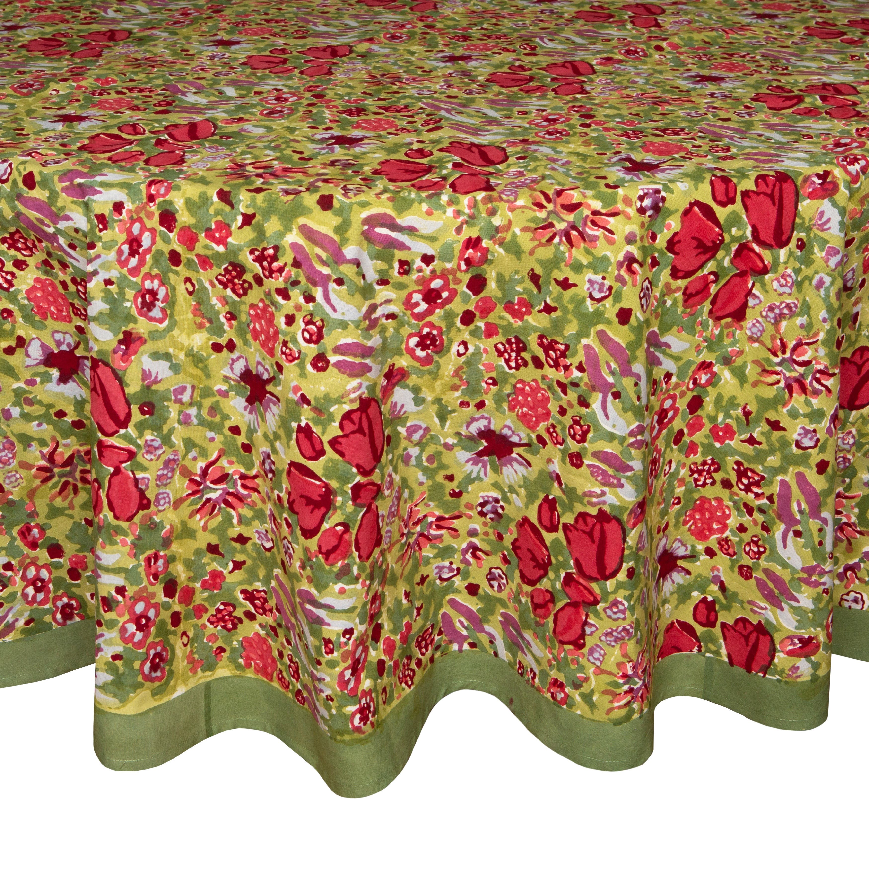 Red/Green 70" Round