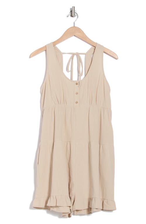 WISHLIST WISHLIST TIERED COTTON ROMPER