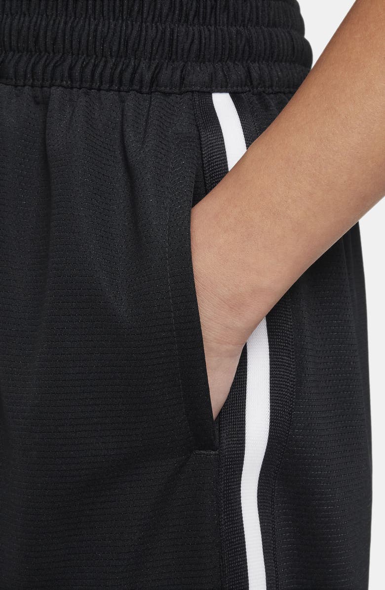 Nike Kids' Dri-FIT DNA Athletic Shorts, Alternate, color, Black/ White