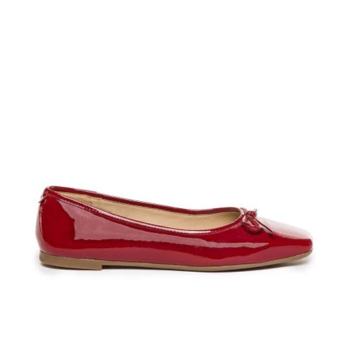 Shop Bernardo Footwear Gwynn Ballet Flat In Dark Red