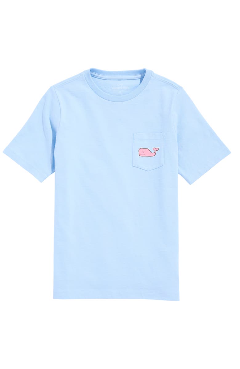 vineyard vines Kids' USA Stickers Cotton Graphic Pocket T-Shirt, Main, color, 
