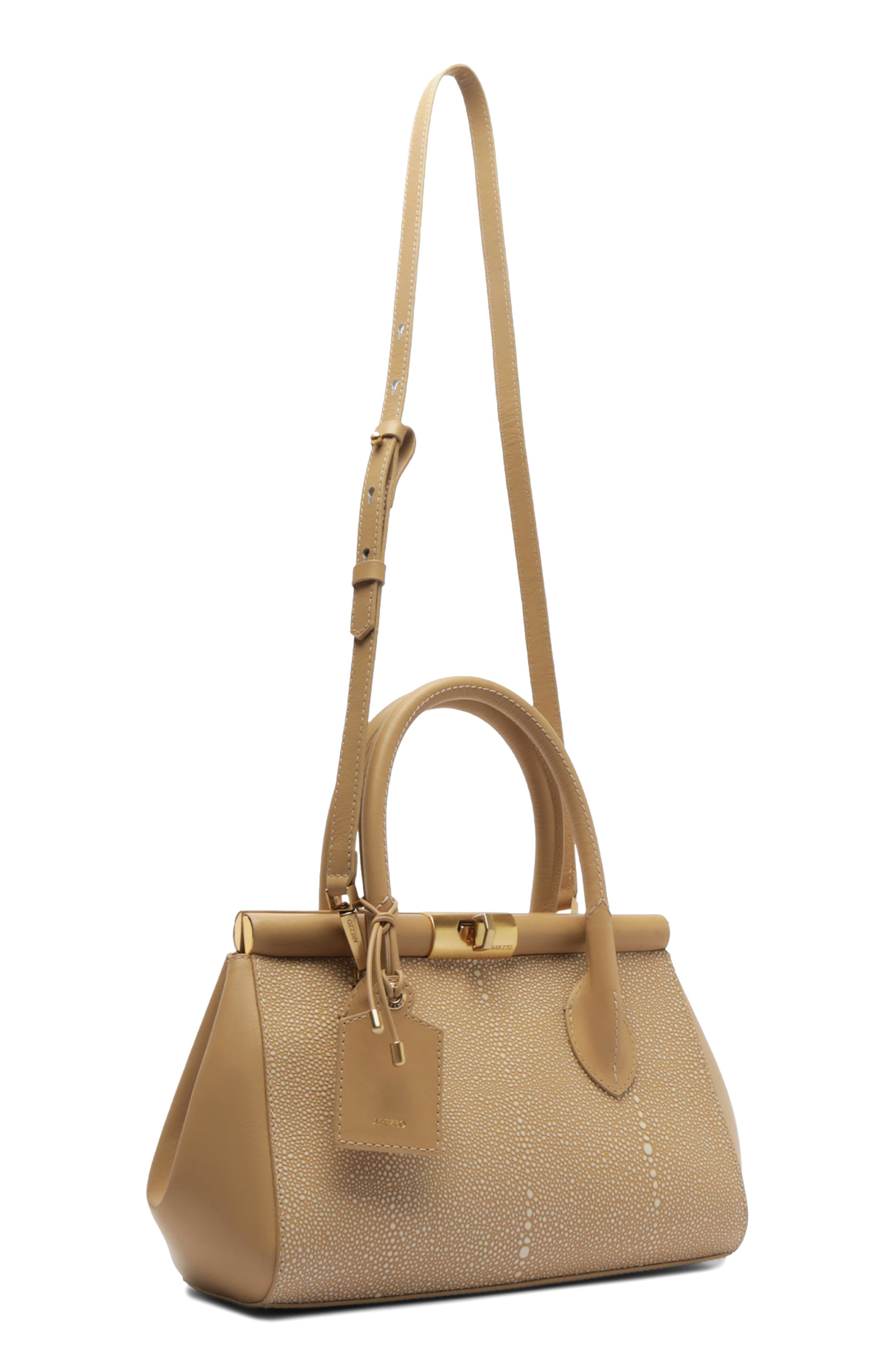 Arezzo Medium Morgan Leather Tote, Alternate, color, Verano
