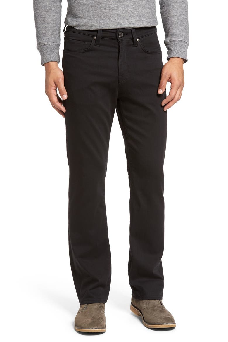 Relaxed Fit Straight Leg Jeans, Main, color, SELECT DOUBLE BLACK