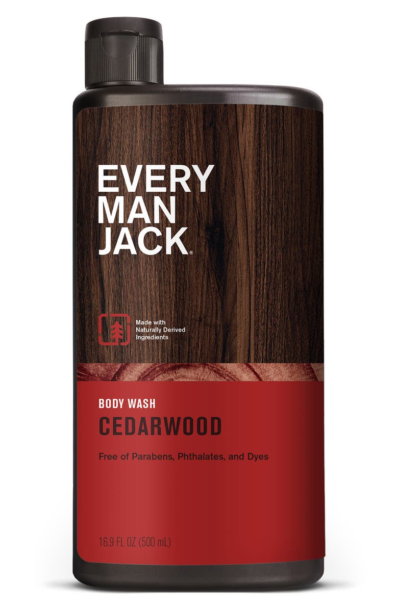 EVERY MAN JACK Cedarwood Body Wash, Main, color,