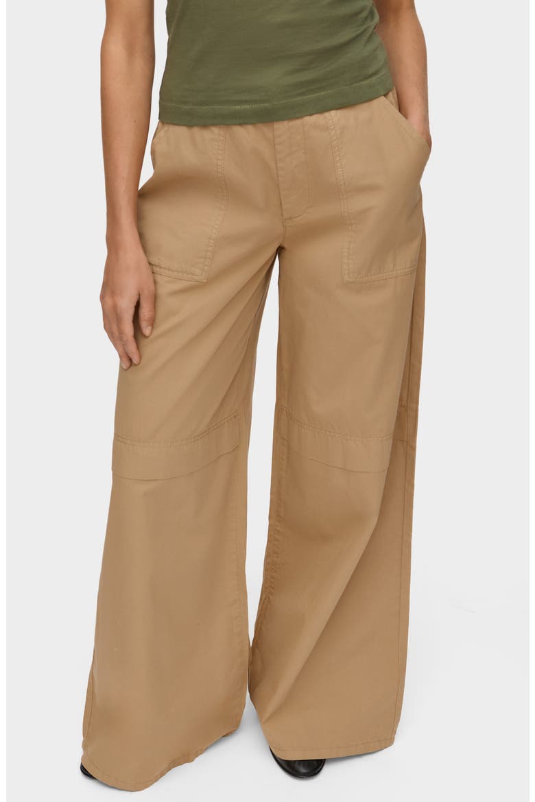 Aster Organic Cotton Pants, Alternate, color, CAMEL