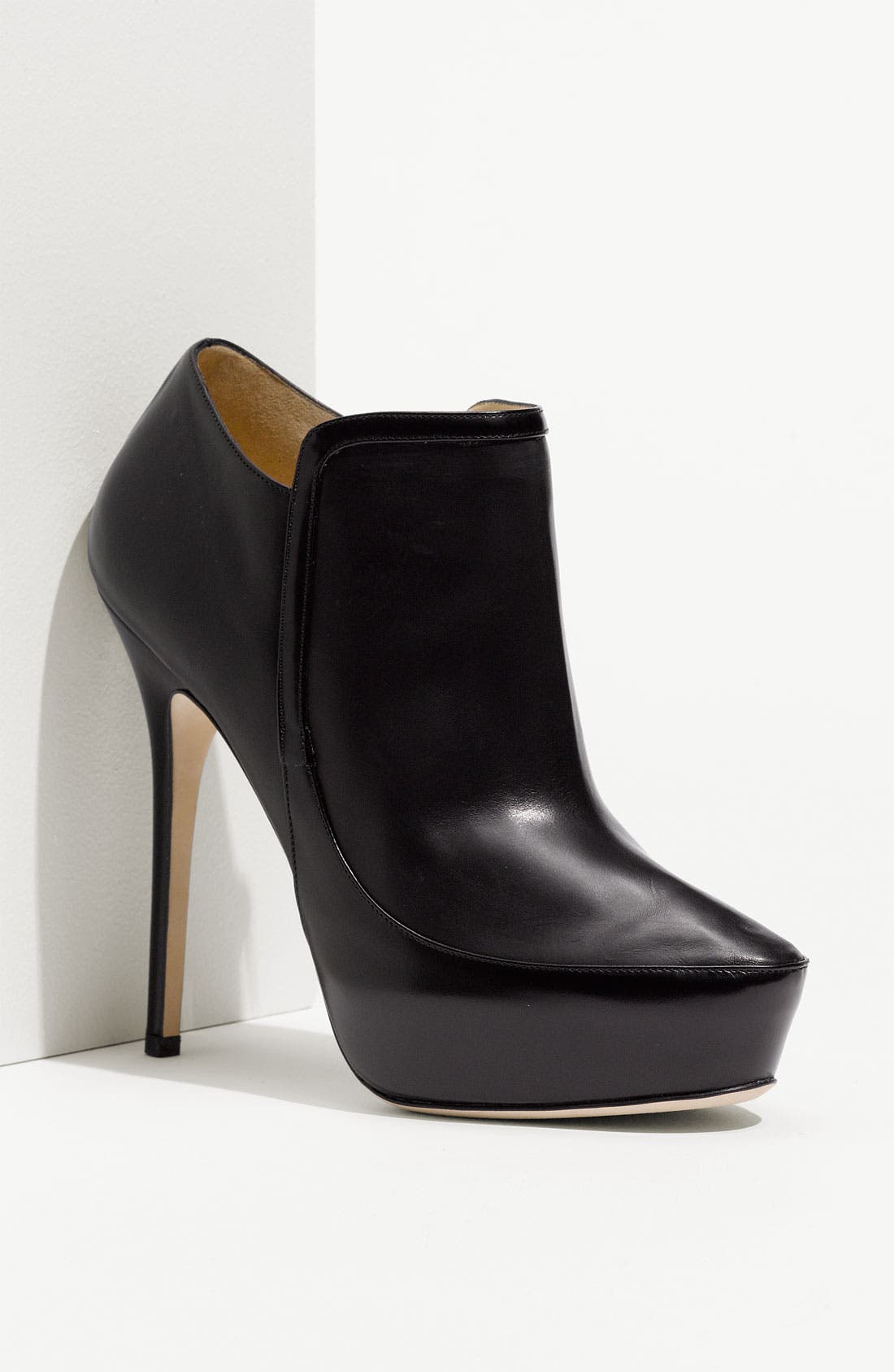 'Decoy' Platform Bootie, Main, color, BLACK