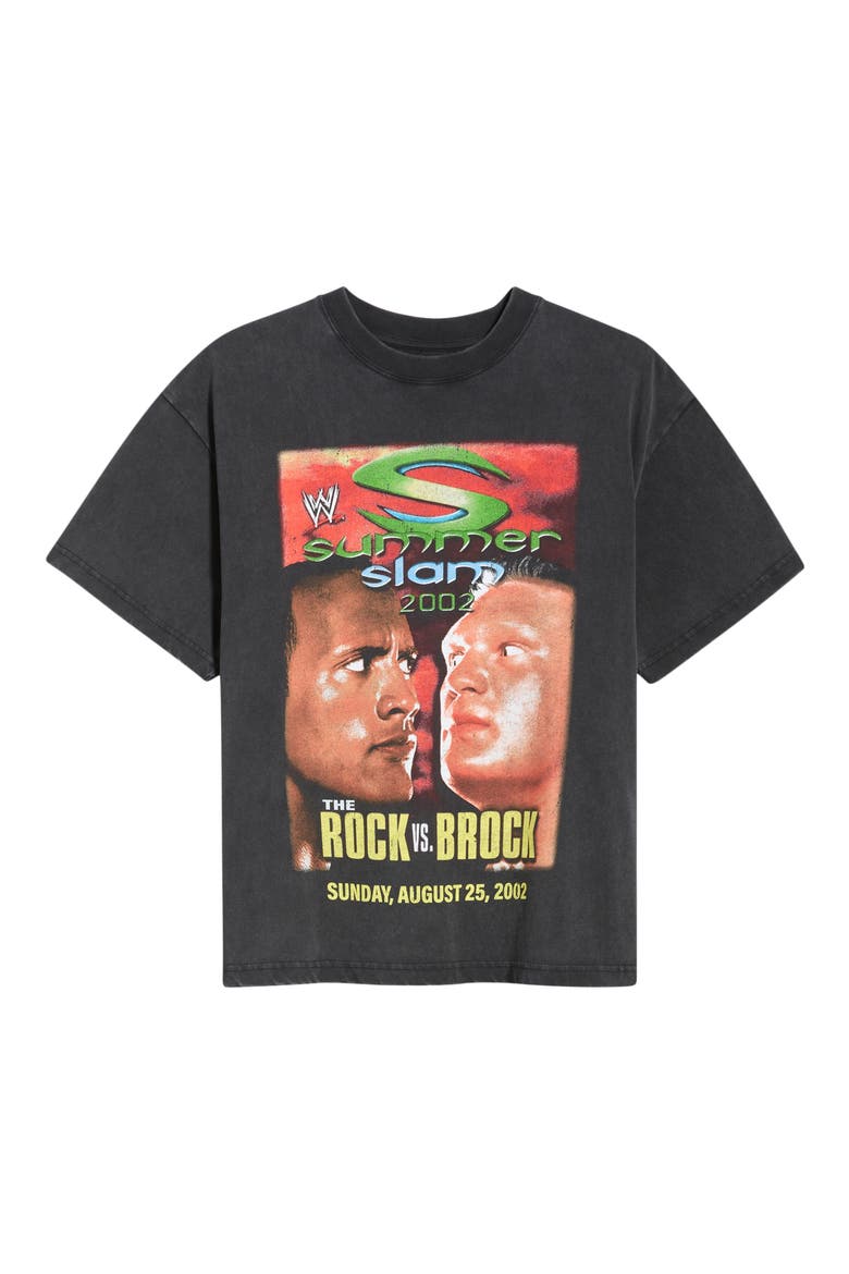 WWE Summer Slam Graphic T-Shirt, Alternate, color, BLACK WASH