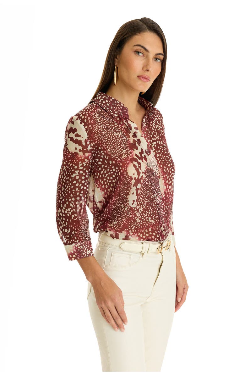 The Noli Shop Sara Chiffon Blouse, Alternate, color, Crush