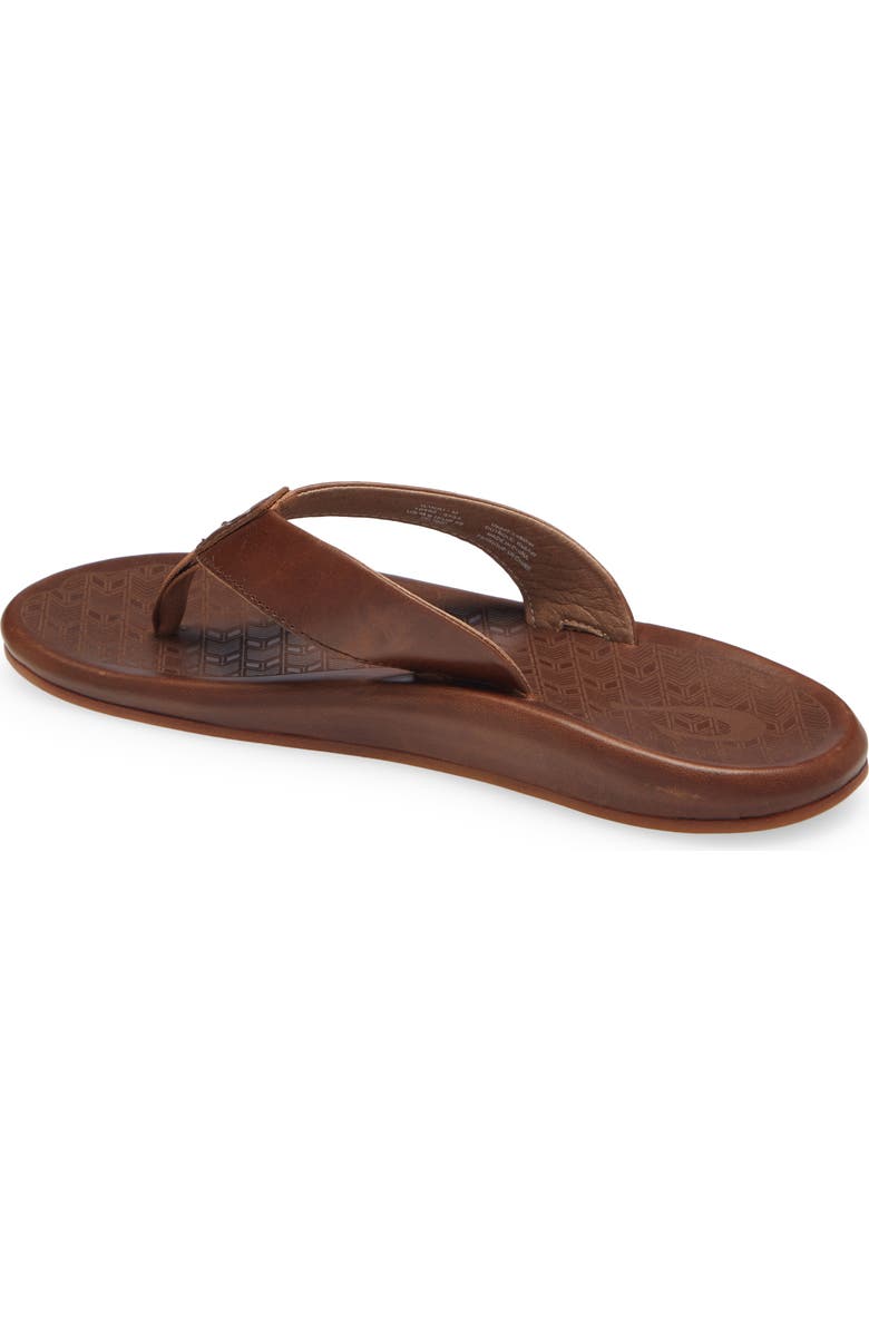 OluKai Ilikai Flip Flop, Alternate, color, Toffee / Toffee