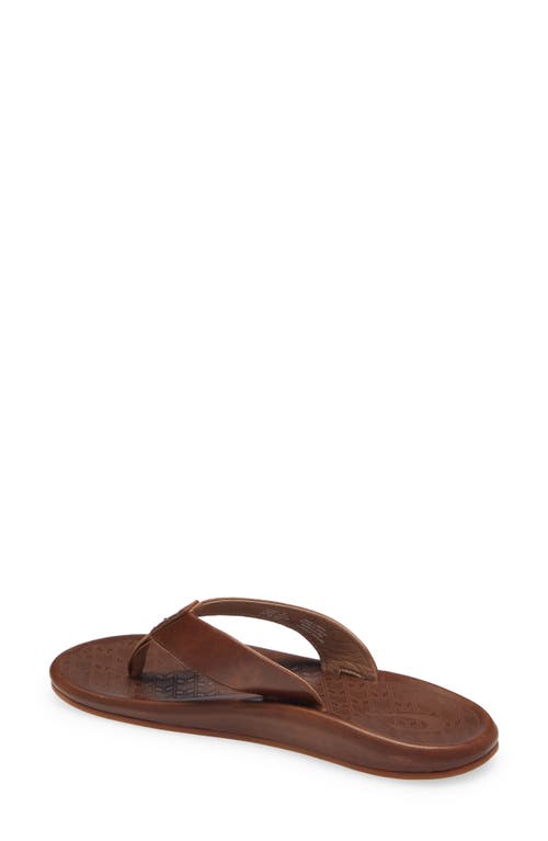 Olukai Ilikai Flip Flop In Brown