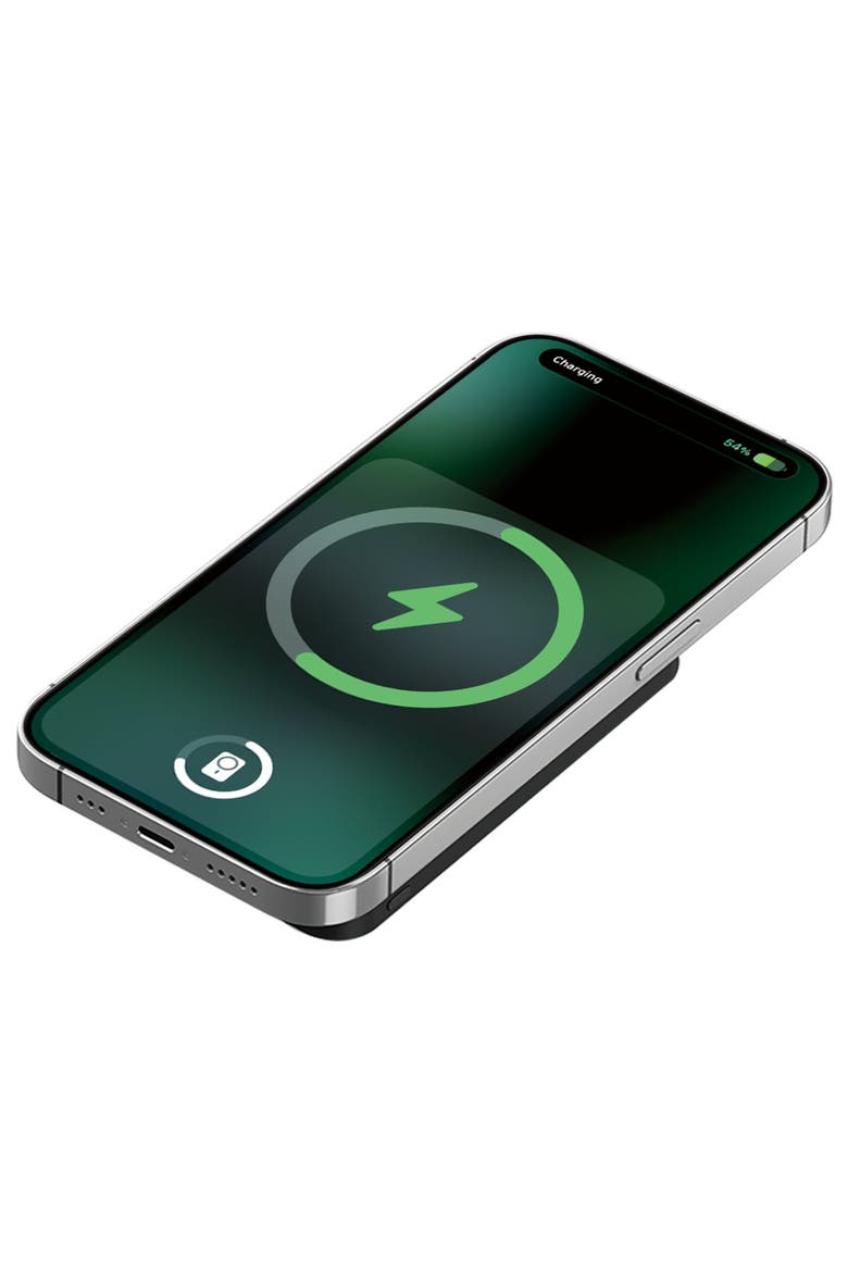 Hybrid USB C Magnetic Power Bank 5,000 mAh, Alternate, color, Black