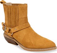 CHASE AND CHLOE Yareli Western Buckle Chelsea Boot