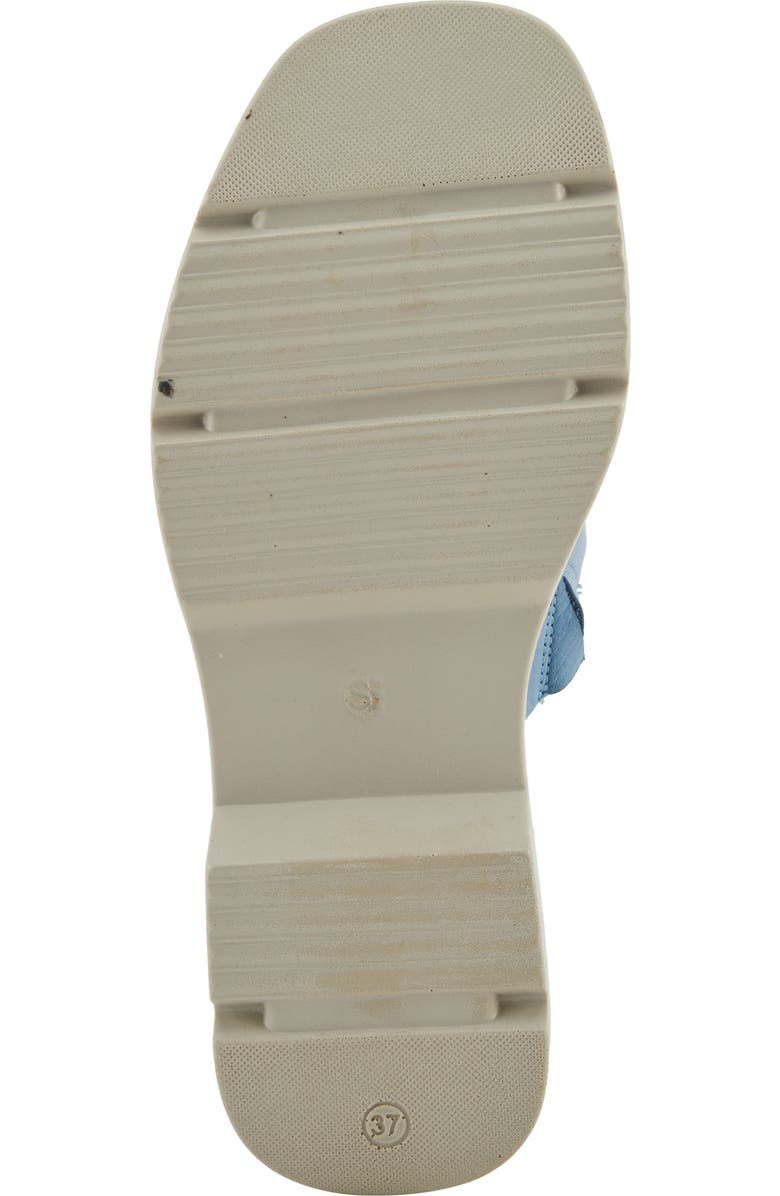 Spring Step Fire Island Platform Slide Sandal, Alternate, color, Denim Blue