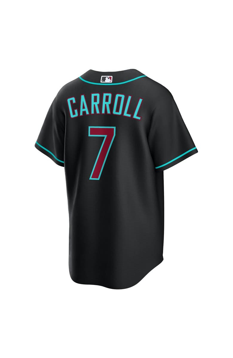 Nike Men's Nike Corbin Carroll Black Arizona Diamondbacks Alternate Replica Jersey, Alternate, color, 