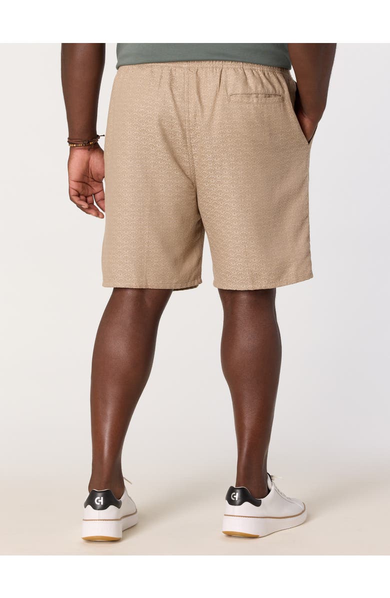Society of One by DXL Big & Tall Resort Textured Shorts, Alternate, color, Dune