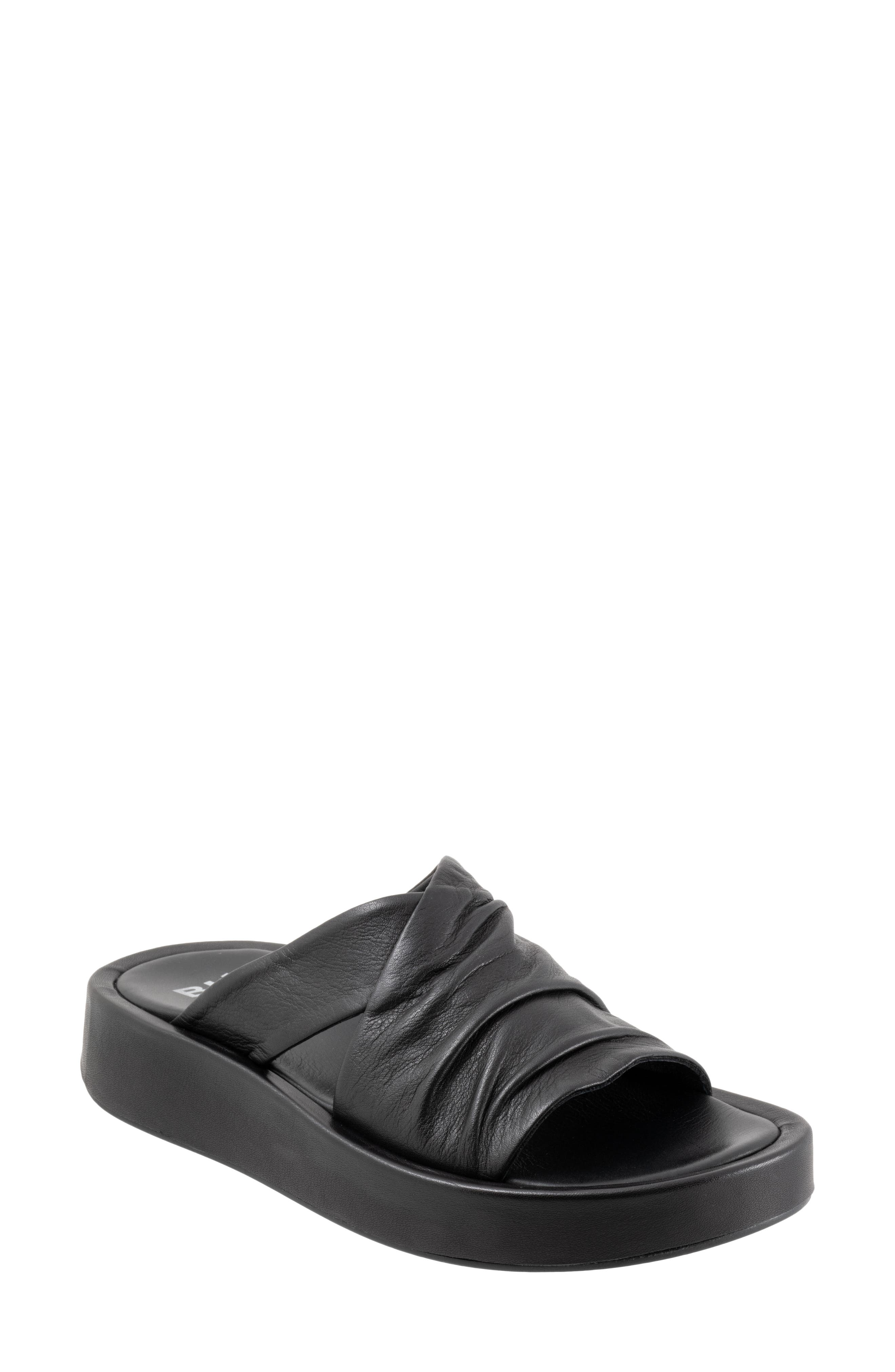 Bueno Harper Sandal, Main, color, Black