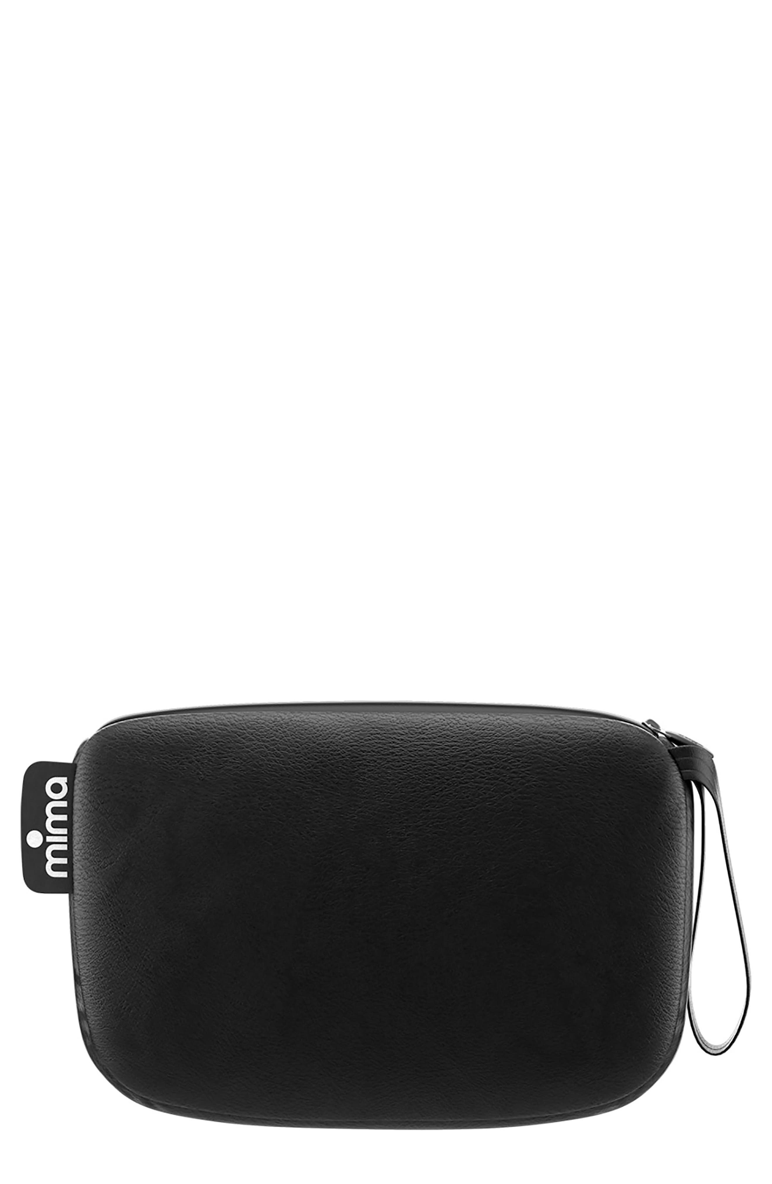 mima Faux Leather Clutch, Main, color, 