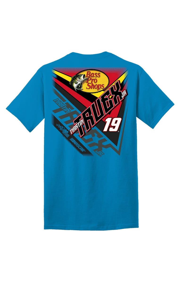 JOE GIBBS RACING TEAM COLLECTION Men's Joe Gibbs Racing Team Collection Blue Martin Truex Jr Extreme T-Shirt, Alternate, color, Blue
