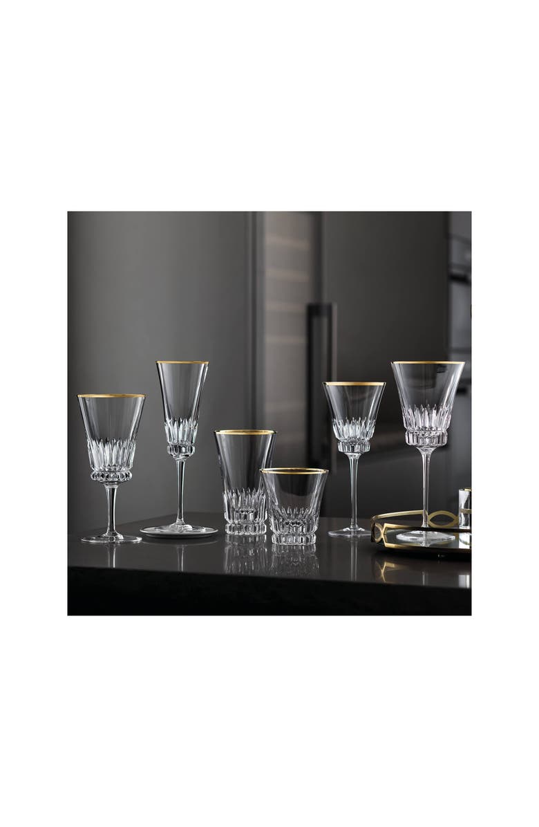 Villeroy & Boch Grand Royal Gold White Wine Pair, Alternate, color, Clear