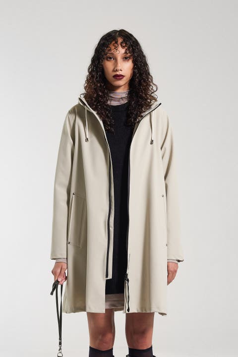 Mosebacke Lightweight Zip Matte Raincoat