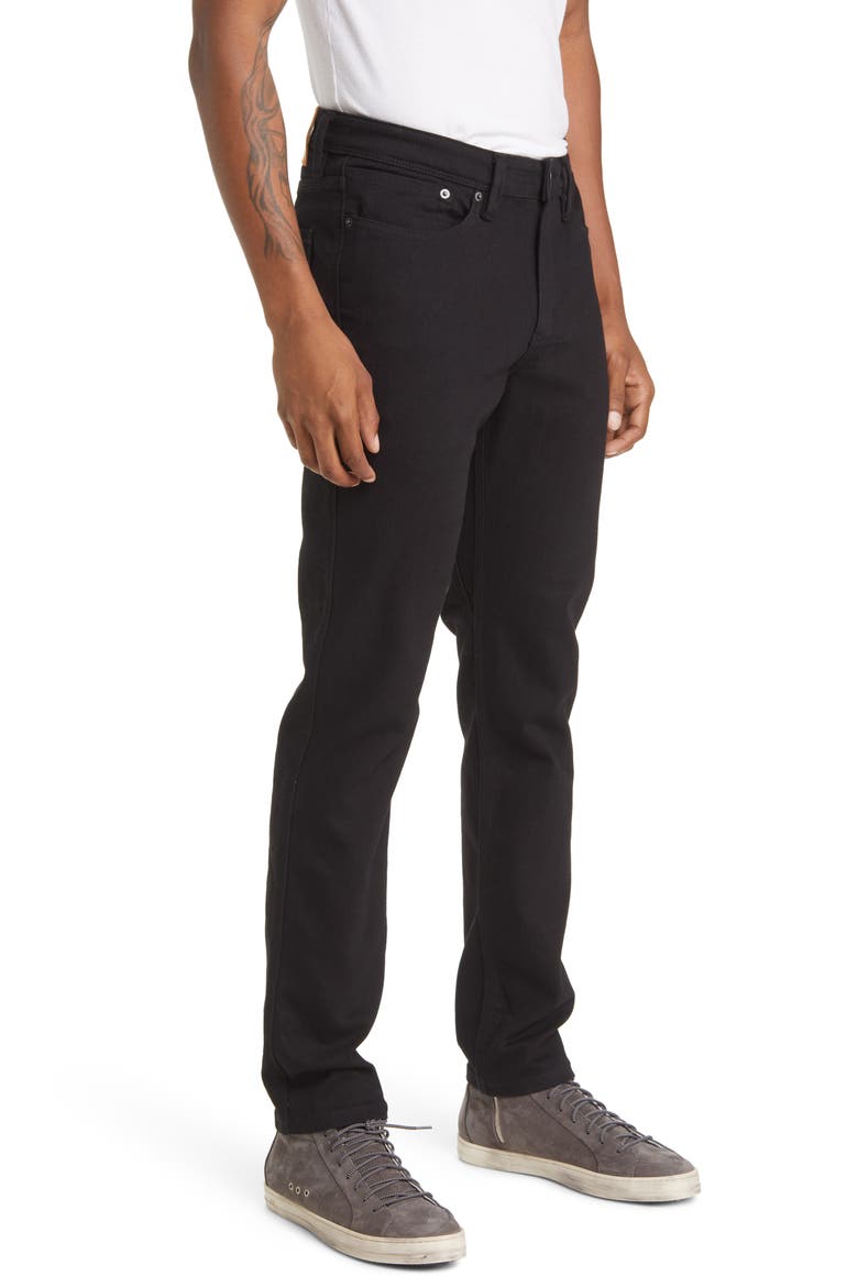 Performance Slim Fit Jeans, Alternate, color, BLACK
