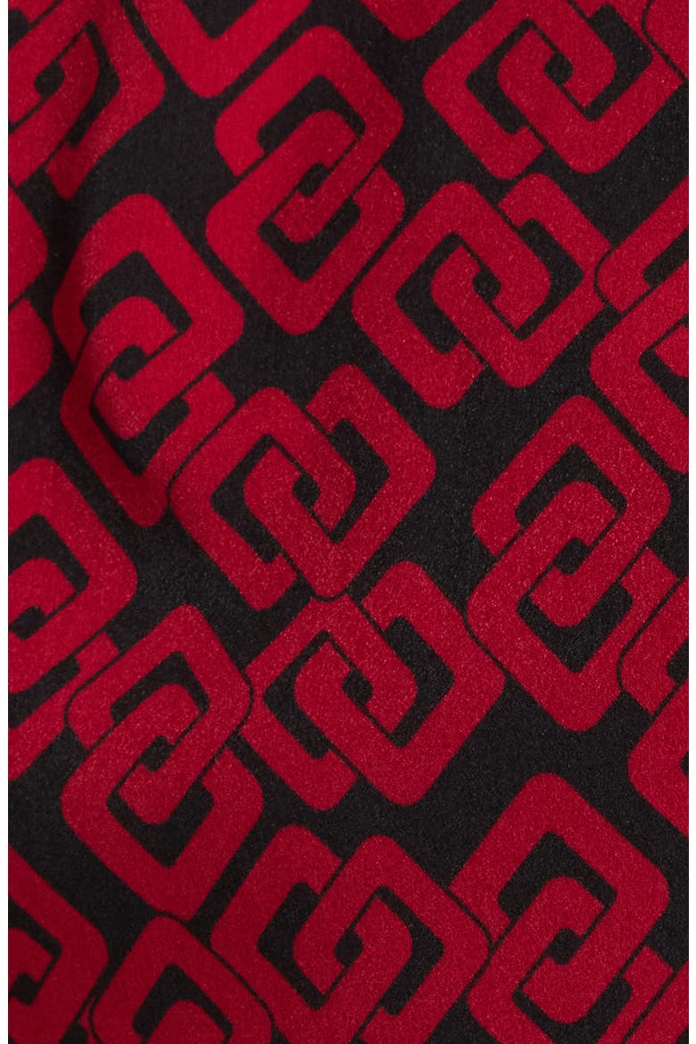 Printed Utility Shirt, Alternate, color, ANNE BLACK/ TITIAN RED