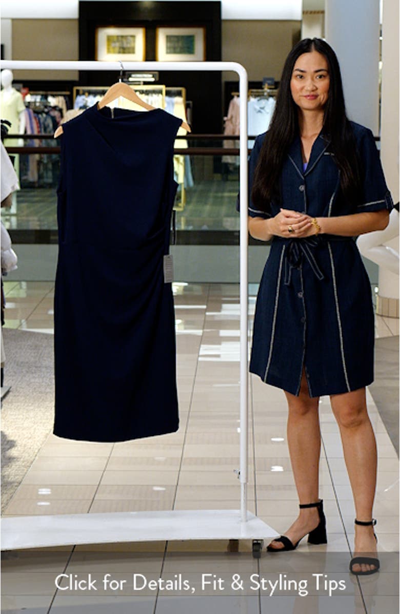 Draped Sheath Dress, sales video thumbnail