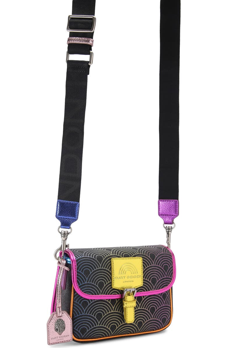 Kurt Geiger London Small Southbank Satchel, Alternate, color, Charcoal