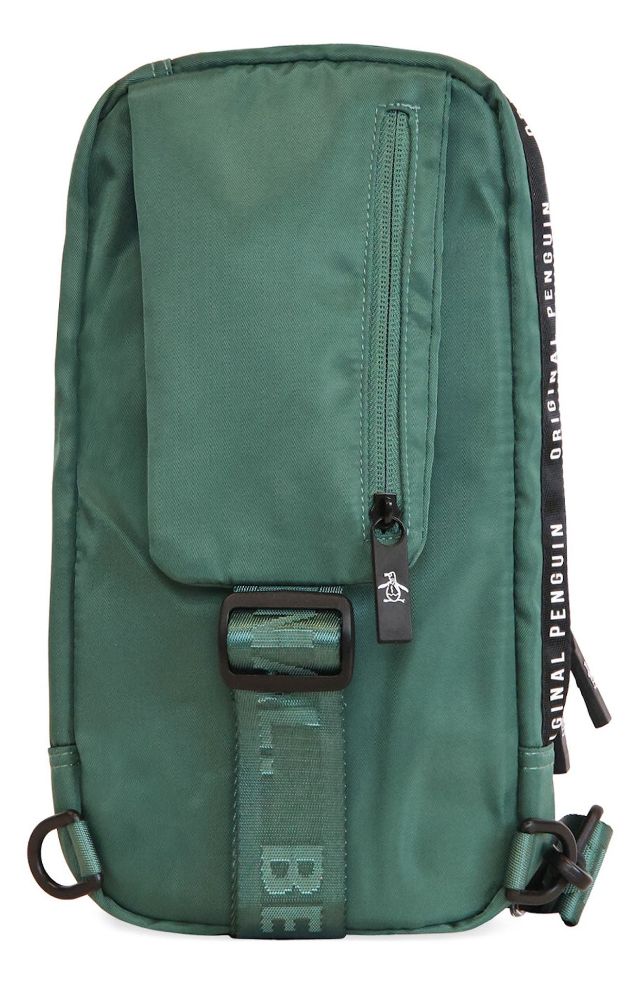 Original Penguin Pete Sling Bag, Alternate, color, Elm Green