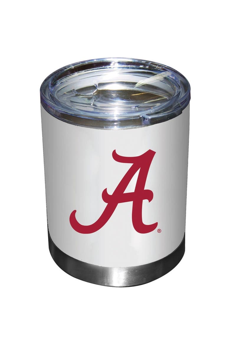Alabama Crimson Tide 12oz. Team Lowball Tumbler, Main, color, White