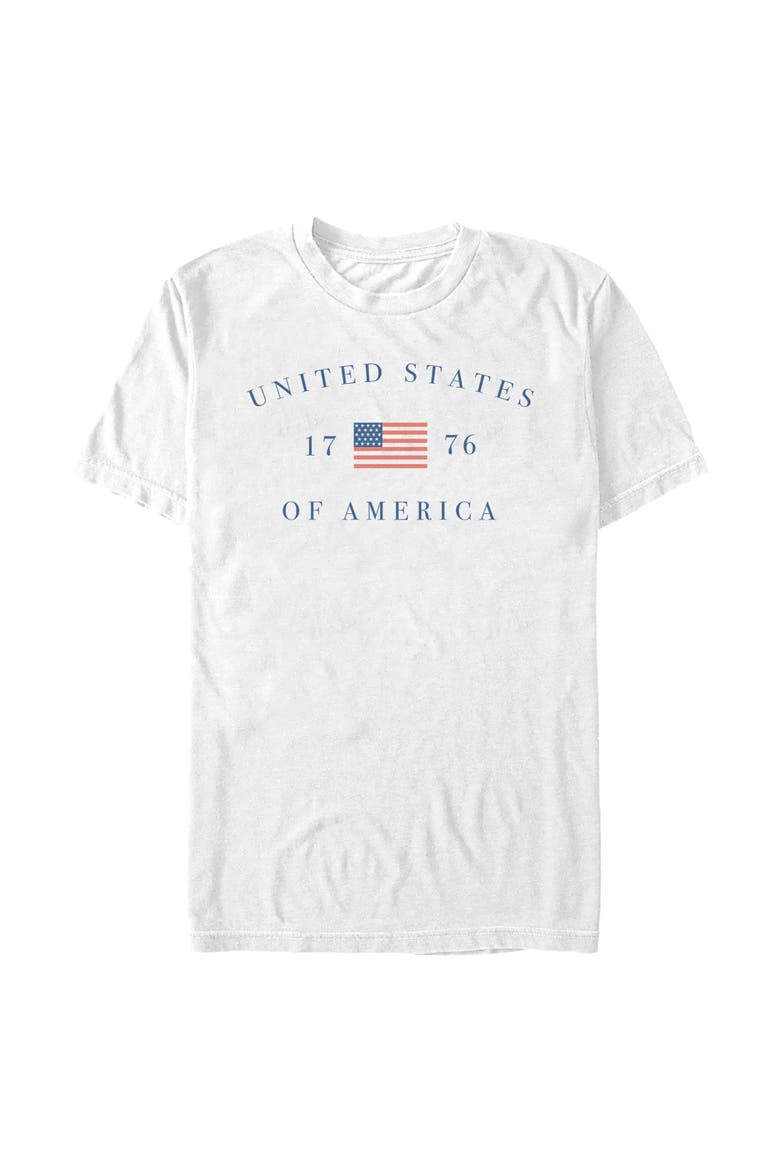 Men's Lost Gods United States of America 1776  Graphic T-Shirt, Main, color, White