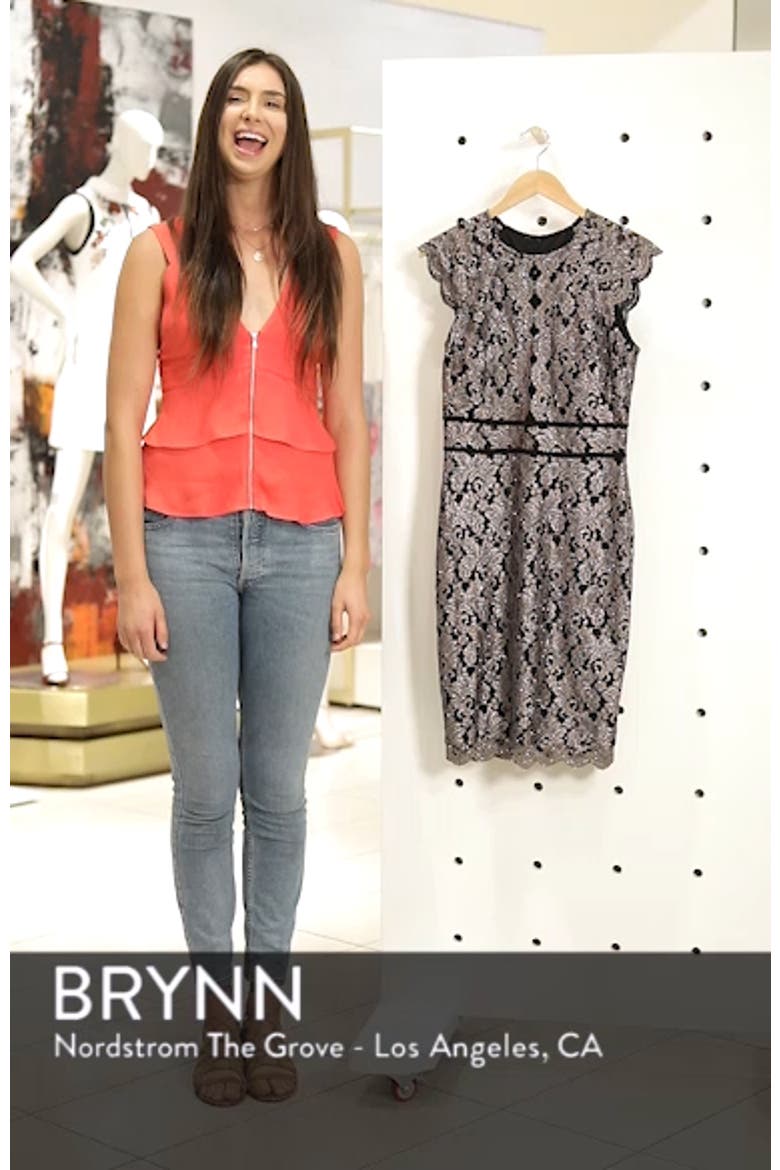 Scallop Detail Lace Dress video