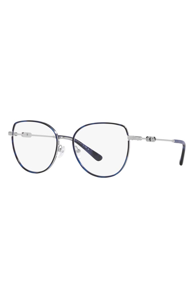 Michael Kors Empire 53mm Round Optical Glasses, Alternate, color, 