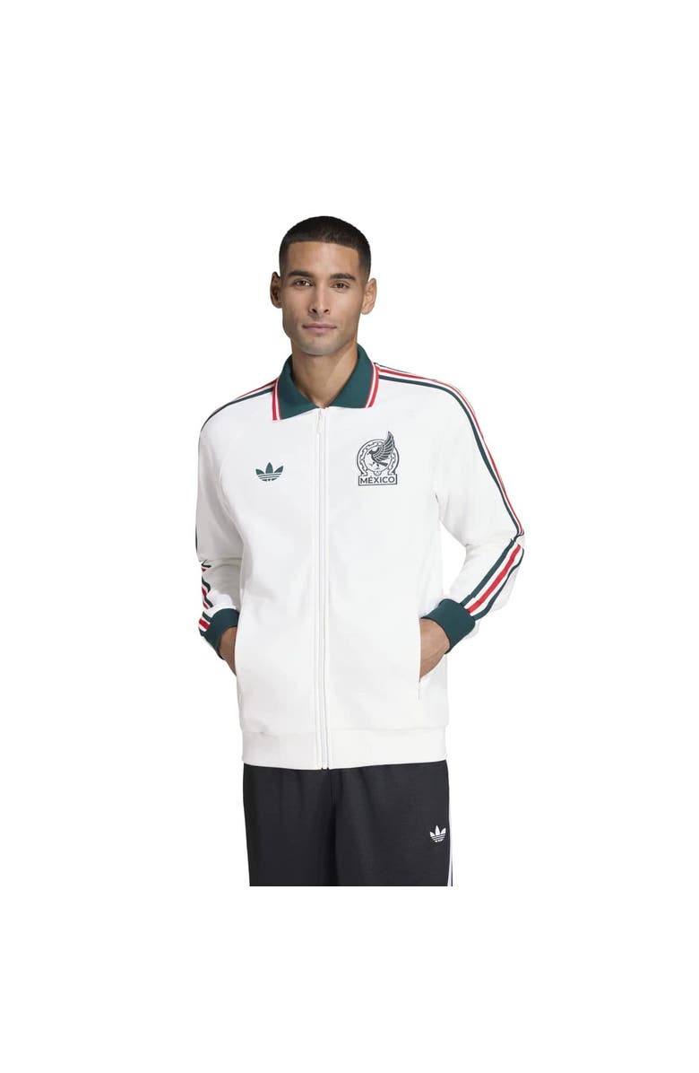 adidas Men's adidas White Mexico National Team 2026 Away Full-Zip Anthem Jacket, Main, color, White