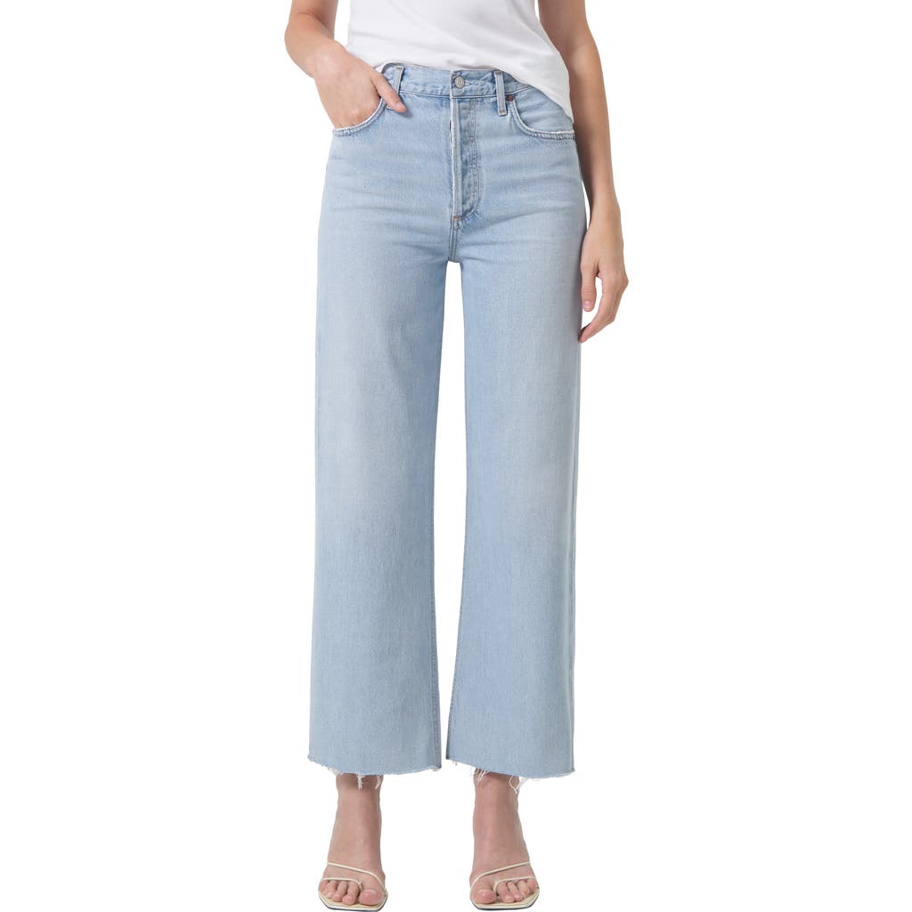 Agolde Ren High Waist Wide Leg Pants In Encounter