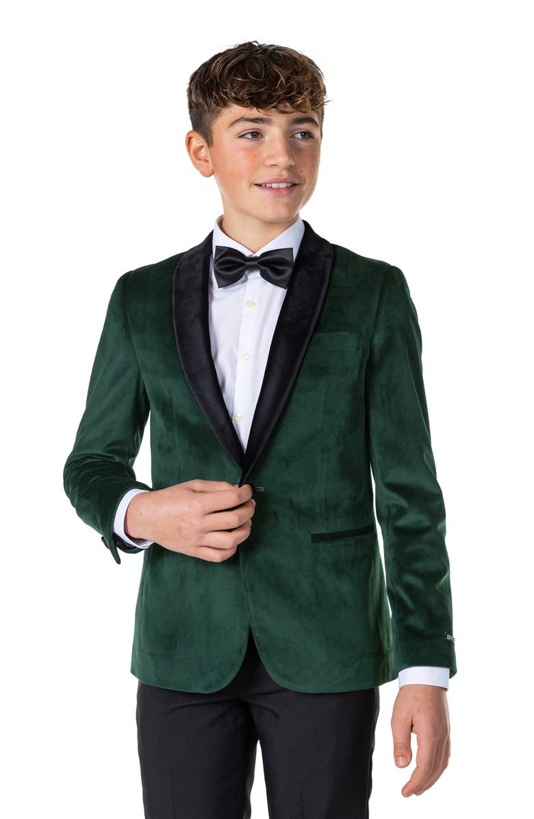 OppoSuits Kids' Deluxe Dinner Jacket, Main, color, Green