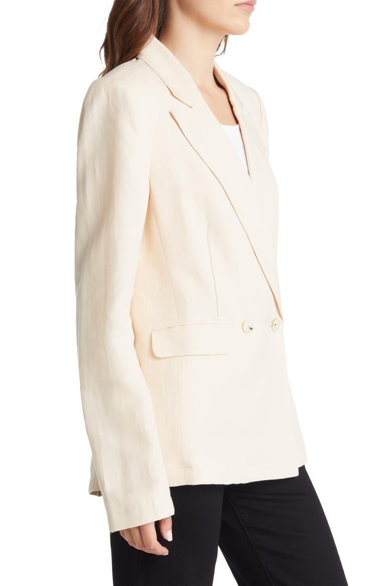 Women's Dawson Double Breasted Blazer, Alternate, color, ECRU