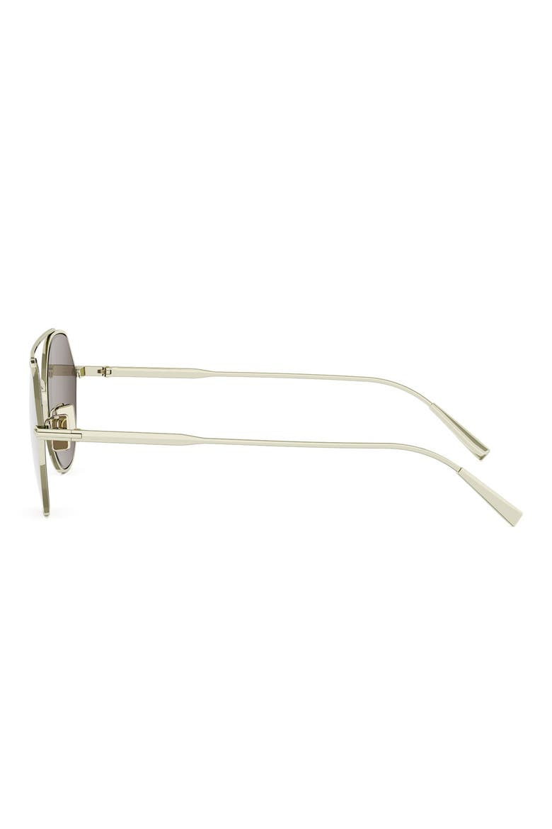 'DiorBlacksuit R6U 54mm Geometric Sunglasses, Alternate, color, GOLD/ OTHER / VIOLET