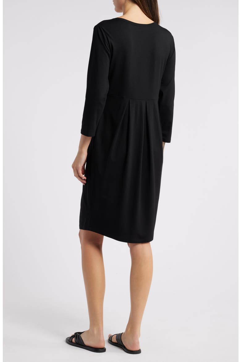 Noma Long Sleeve Jersey Dress, Alternate, color, BLACK