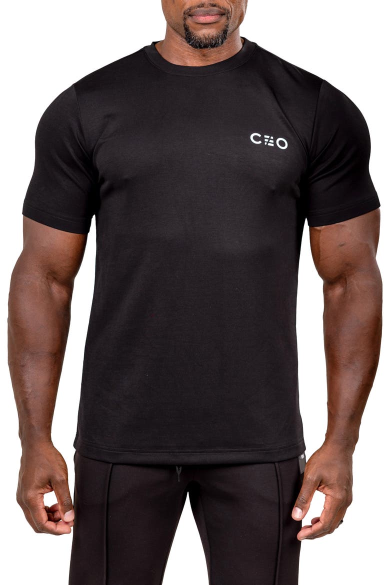 Marthyr Logo Graphic T-Shirt, Main, color, BLACK