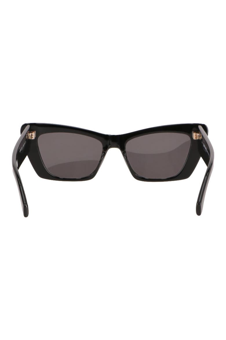 Fairfield Cat Eye Sunglasses, Alternate, color, BLACK DARK GREY