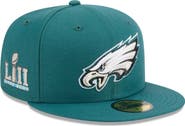 New Era Men's New Era Midnight Green Philadelphia Eagles Main Patch 59FIFTY Fitted Hat