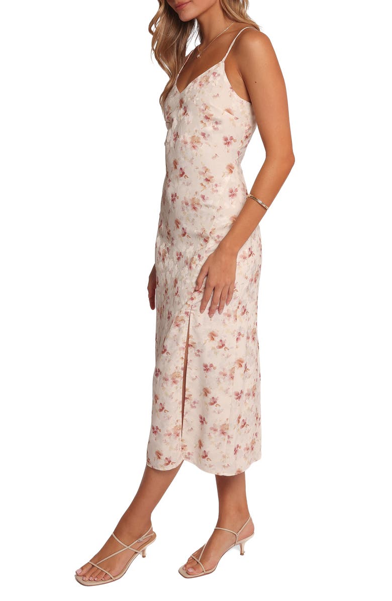 Petal & Pup Elysian Floral Print Midi Dress, Alternate, color, Pink Floral