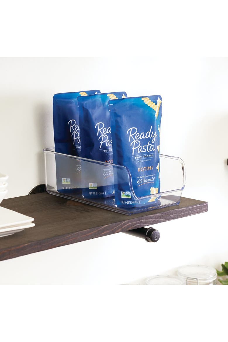 Pantry Bin for Kitchen or Cabinet Storage - Set of 4 - Clear, Alternate, color, Clear