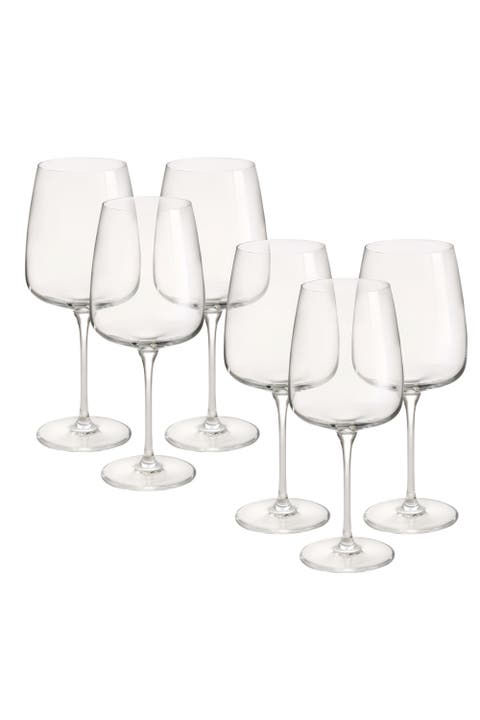 Poznan Glass Red Wine Glass 20 oz Transparent Set of 6