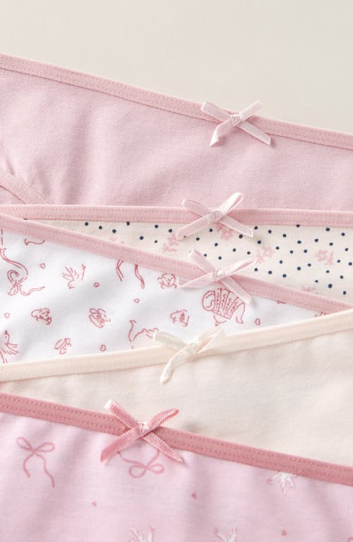 Nordstrom Kids' Assorted 5-pack Hipster Briefs In Multi